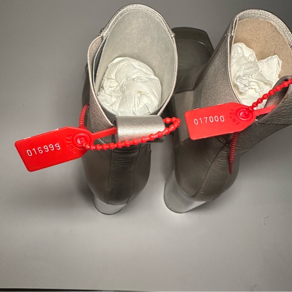 Rick Owens Metallic Ankle Boots - Picture 14 of 14